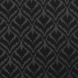 Polyester satin crepe black background