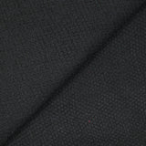 Voile polycoton jacquard à pois noir