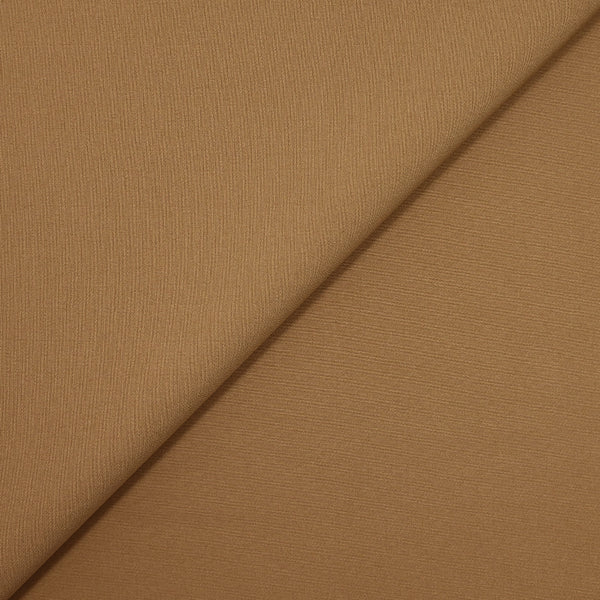 Crêpe polyester élasthanne Zoé camel