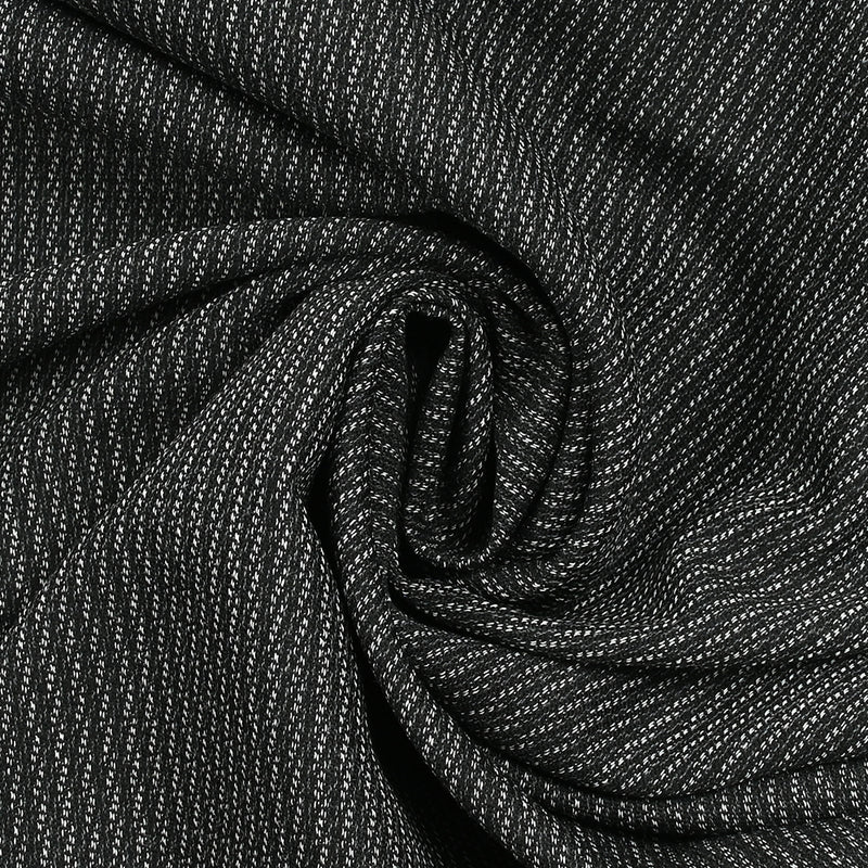 Elsa -mixed wool tailor fabric black background