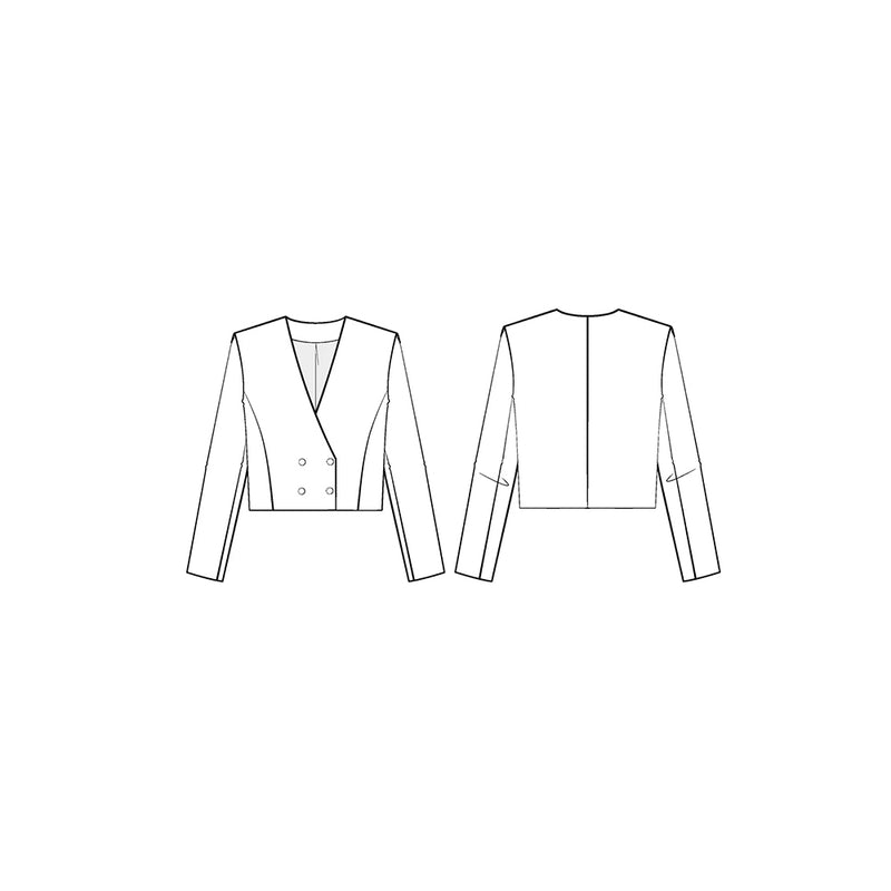 Patron de couture spencer DAMAS