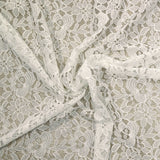 Sandrine white polyester lace