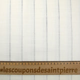 Cotton woven Lin Lin Linen Marine Broken White Broken