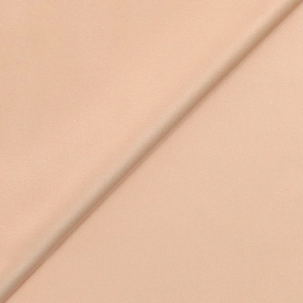 Satin de soie uni saumon pâle