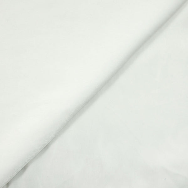 Satin polyester fluide marbré blanc