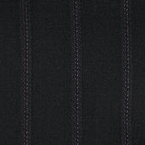 Tissu tailleur laine mélangée rayé rose fond noir