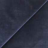 Velours de polyester ras déperlant envers vinyle bleu foncé