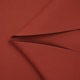 Orange-red polyester twill