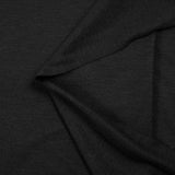Jersey de laine uni noir
