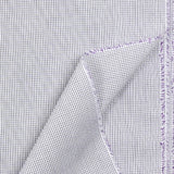 Coton petits carreaux blanc et violet foncé