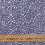 Crêpe viscose imprimé liberté bleu sur fond clair