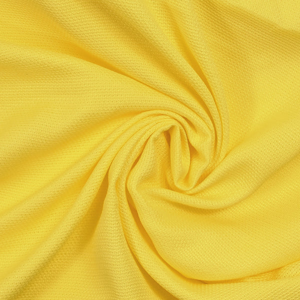 Kelly yellow mimosa textured viscose