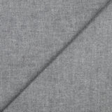 Chambray de coton bleu nuit