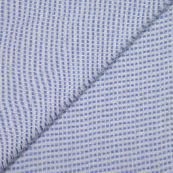 Coton fantaisie pluie bleu ciel