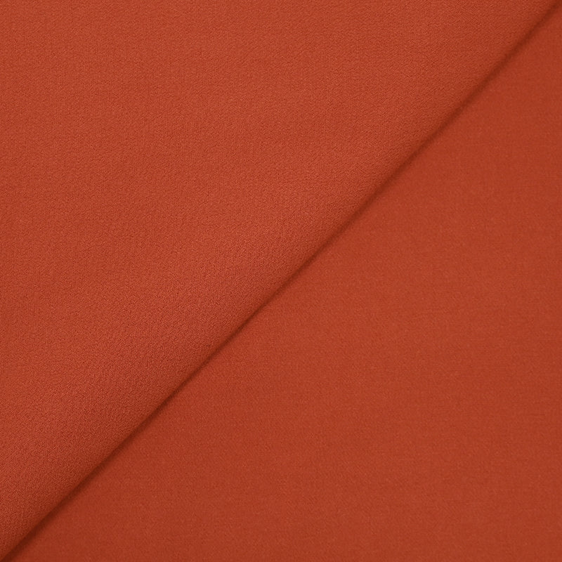 Crêpe de viscose orange saumon