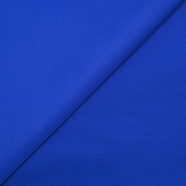 Faille polyester recylé bleu roi