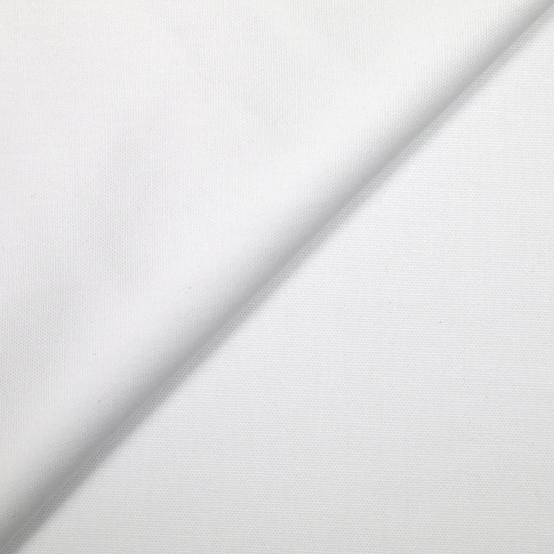 Toile de coton blanc