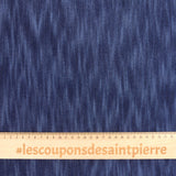Jean's coton élasthanne jacquard bleu marine