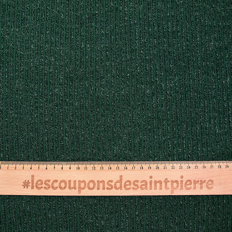 Maille Bianca côtelée vert bouteille