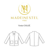 Patron de couture veste CHLOE