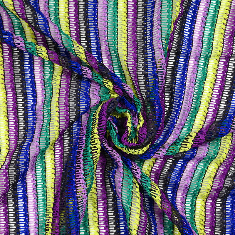 Abierto Knit Sarah Green, Royal Blue y Purple
