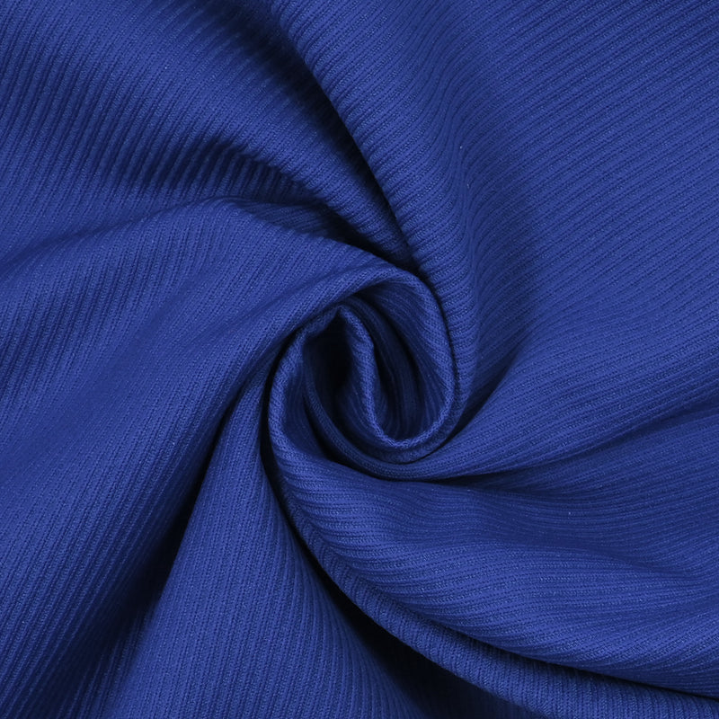 Royal blue mixed wool