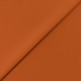 Crêpe de polyester lourd Madeleine orange brûlé