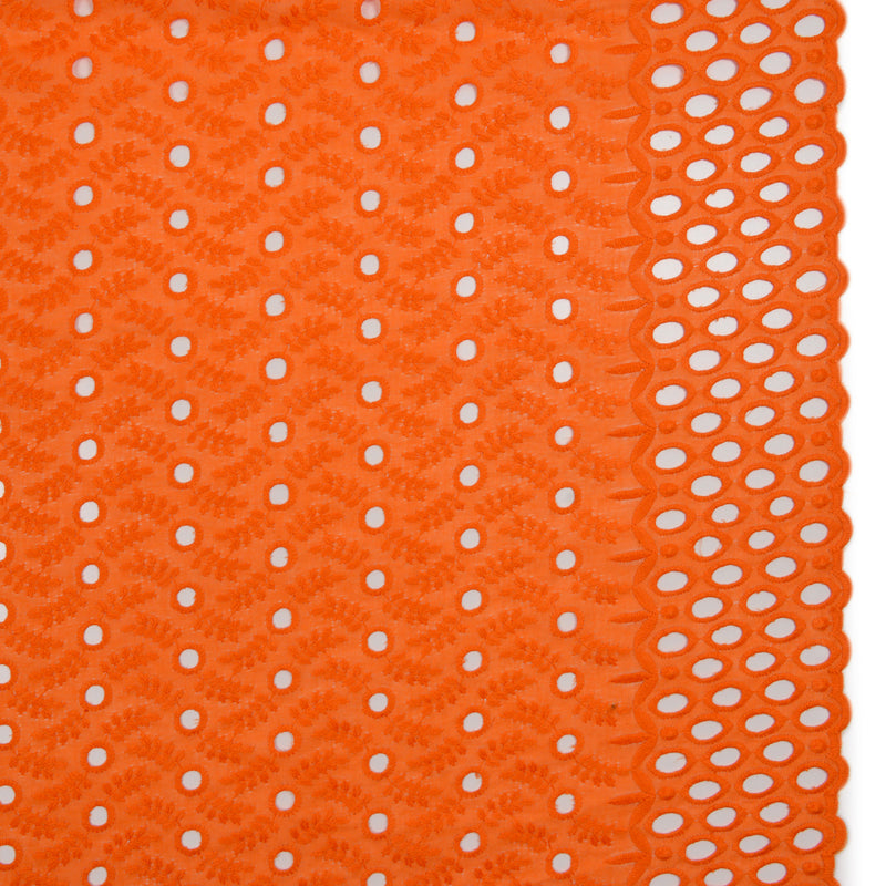 Broderie anglaise Roma orange