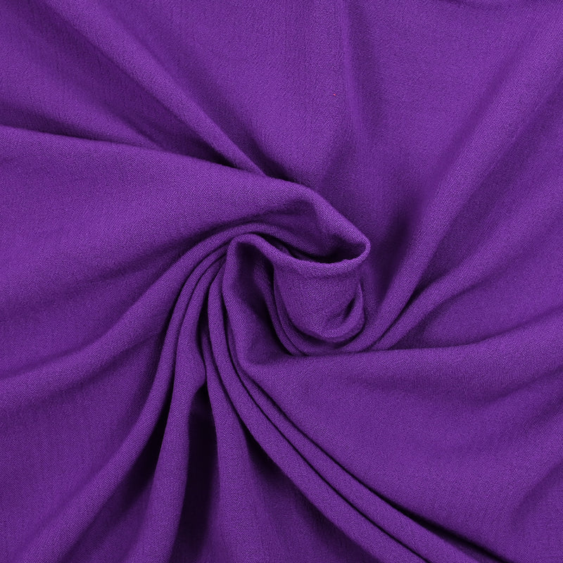 Crêpe de viscose violet