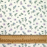 Celestial Green Celestial Cotton and Parma White Fond