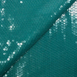 Turquoise sequin tulle