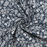 Coton liberty ® Edenham bleu nuit au mètre