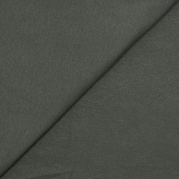 Jersey de coton fin gris vert