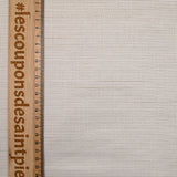Coton fantaisie en croix beige et blanc cassé
