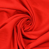 Lily Red Red Polyviscose Crêpe