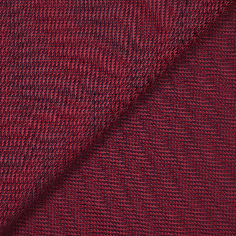 Cotton fancy three navy rods red background