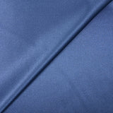 Crêpe satin de polyester bleu de guède