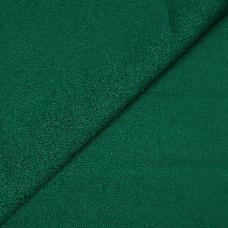 Crêpe satin de polyester vert forêt