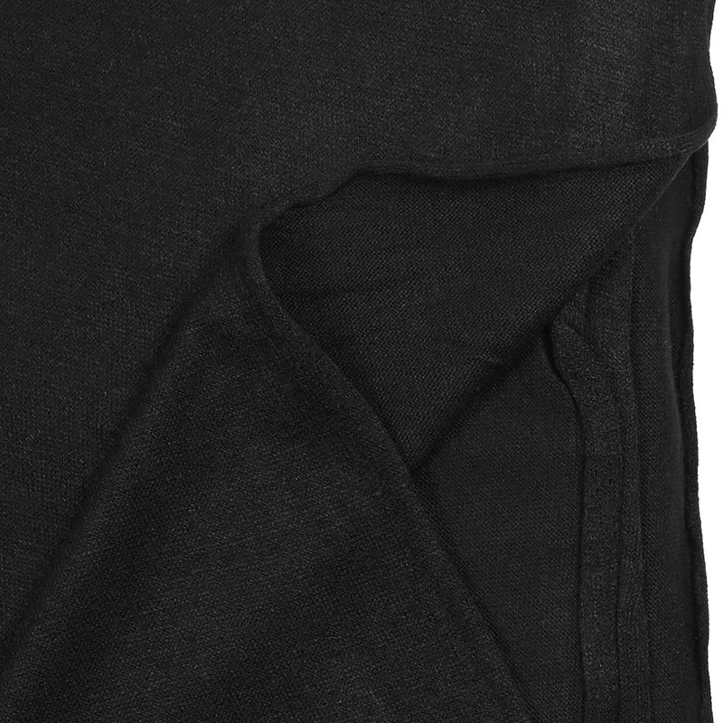 Maille tricot de polyviscose noir