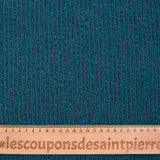 Punto canalé Bianca azul petróleo