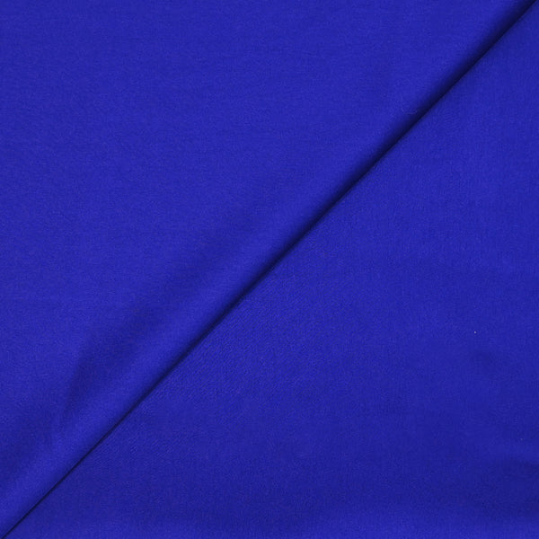Satin polyester uni bleu outremer