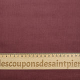 Velours côtelé de coton 1mm bois de rose