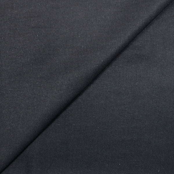 Lin viscose uni noir