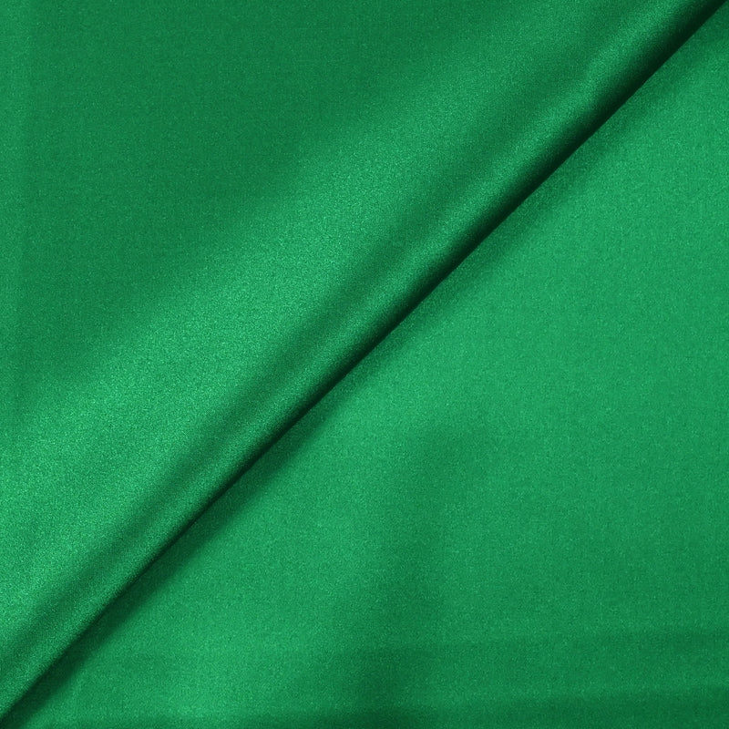 Satin de soie 100% vert impérial