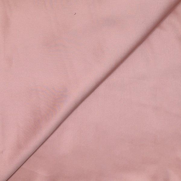 Satin polyester uni rose