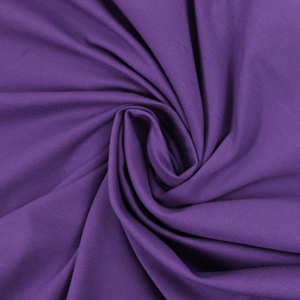 Purple organic cotton jersey