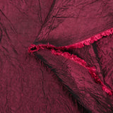 Polyester froissé Lola rouge lie de vin