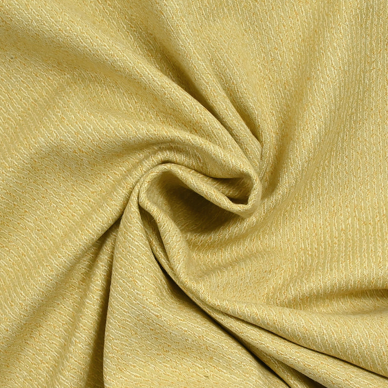 Straw yellow woolen wool