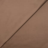 Satin de coton élasthanne marron