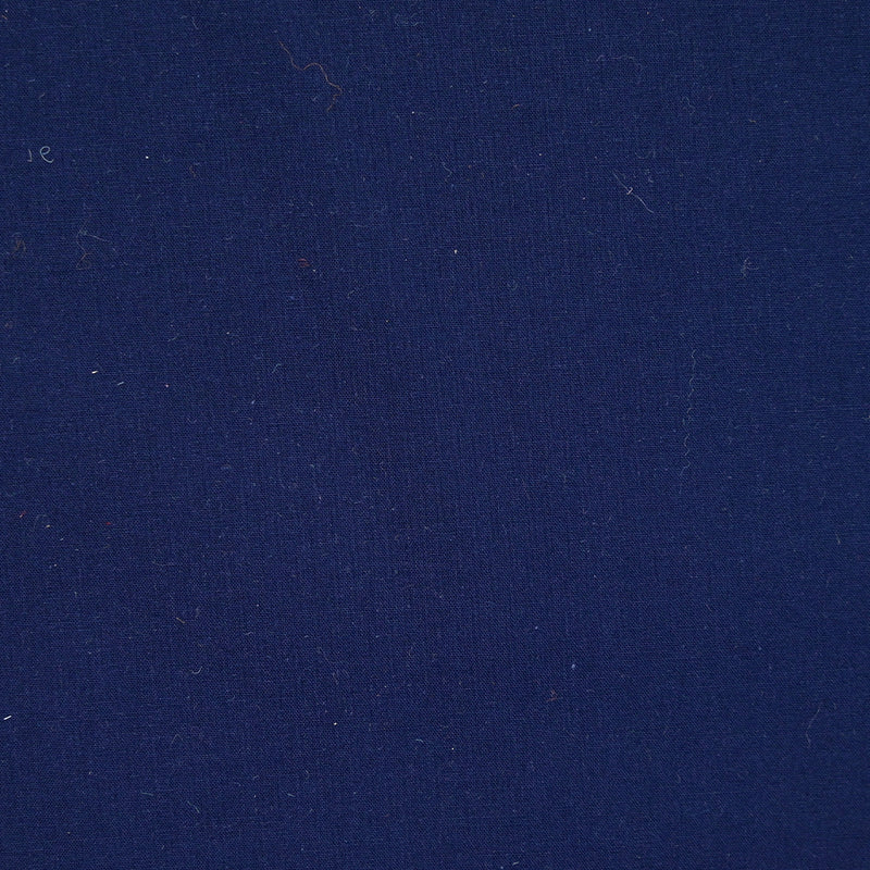 Coton uni bleu nuit